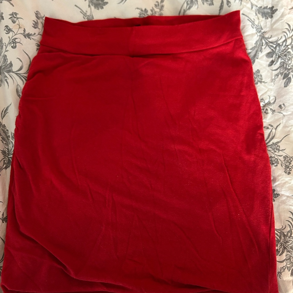 Fashion Nova Vibrant Red Pencil Skirt